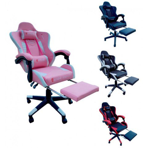 Ghế Gaming Zero S+ Gác Chân PINK
